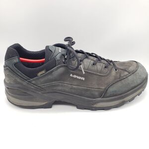 Lowa Renegade GTX Lo Mens 14 Hiking Low Top Shoe Sneaker Black Vibram Goretex